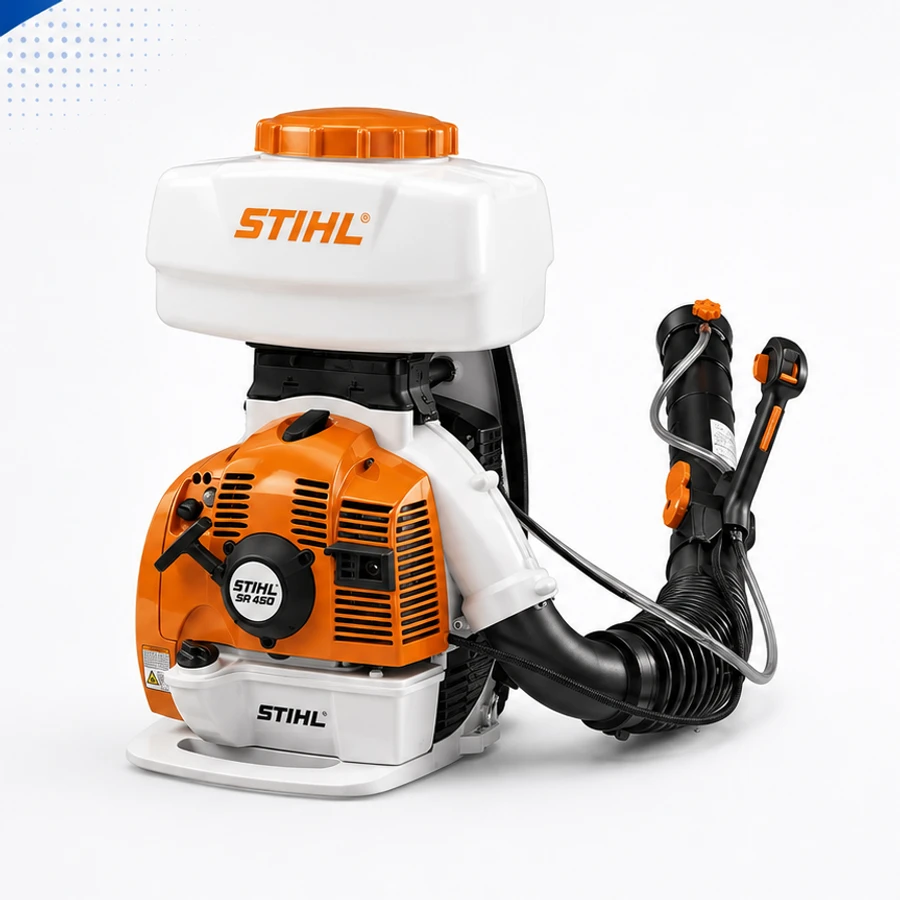 Stihl SR 450 — бензиновый ранцевый опрыскиватель, оборудование PEST BALTIC